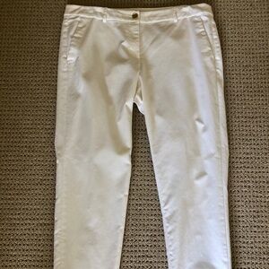 Michael Kors white ankle‎ pants size 12 Petite